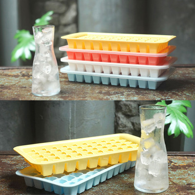 Khay đá 20 viên chữ nhật, có nắp đậy - nhiều màu