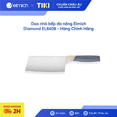 Dao nhà bếp đa năng Elmich Diamond EL8408 - Hàng Chính Hãng