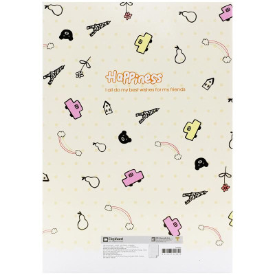 Tập Sinh Viên Kẻ Ngang 200 Trang 70gsm White Bond - Elephant FI622640 (Mẫu Màu Giao Ngẫu Nhiên)