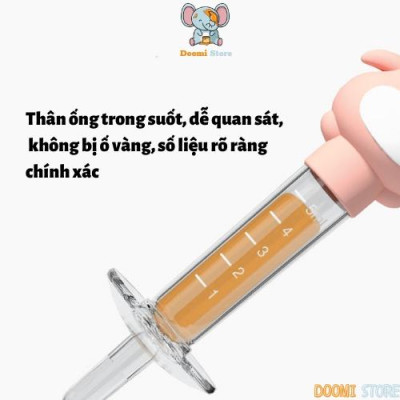 Dụng Cụ Hỗ Trợ Uống Thuoc Bón Thuoc Sữa Cho Bé Hình Con Ếch Siêu Đáng Yêu An Toàn và Tiện Lợi Kèm Hộp và Cọ