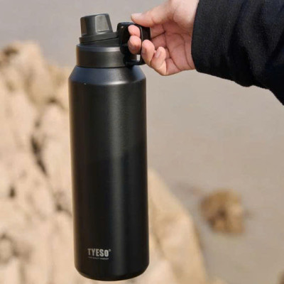 Bình nước giữ nhiệt TYESO 01010 900ML inox 304 cách nhiệt chân không giữ lạnh và nóng 