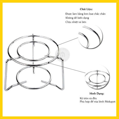 Ấm Pha Cà Phê bằng nhôm