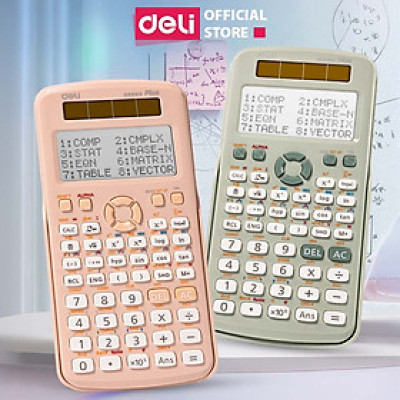 Máy Tính Học Sinh Chuyên Dụng Deli Mới Nhất 417 Chức Năng Dành Cho Học Sinh Cấp 2 3 Thi THPT Quốc Gia Sinh Viên