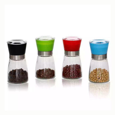 Lọ xay tiêu thủy tinh, lưỡi sứ  - Màu ngẫu nhiên