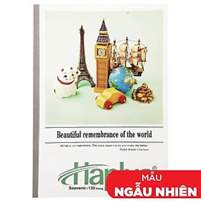 Vở Haplus Souvenir Kẻ Ngang 120 Trang 5754 (Mẫu Bao Bì Là Ngẫu Nhiên)