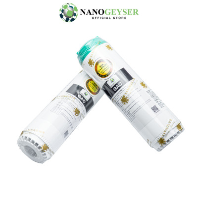 Bộ 3 lõi lọc nước 123 dùng cho các dòng máy RO, Lõi PP 5 Micron, GAC, PP 1 Micron - Hàng Chính Hãng