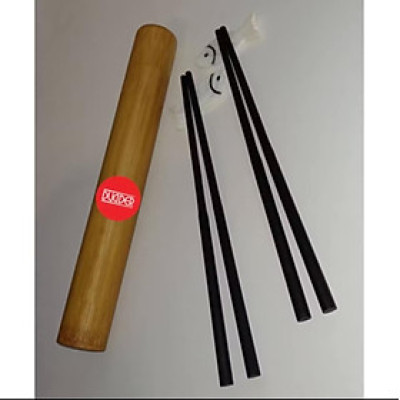 ĐŨA CÁ NHÂN .SÉT 2 ĐÔI ĐŨA GỖ MUN ĐỰNG TRONG ỐNG TRE