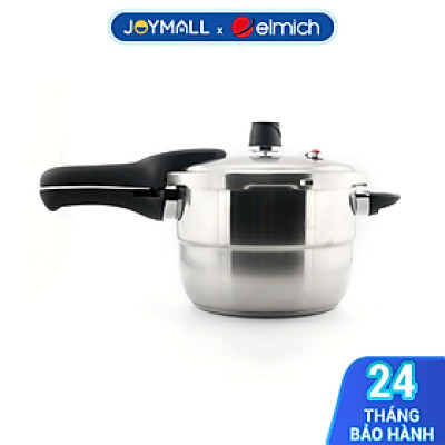 Nồi Áp Suất Inox 304 Elmich EL-3369 4L EL-3371 5.5L, Hàng Chính Hãng, 3 Van Bảo Vệ - JoyMall