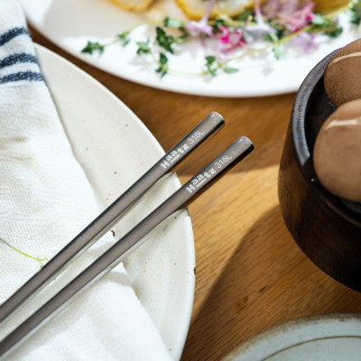 Bộ 10 đôi đũa inox 316L Hàn Quốc CIM316 bảo hành 24 tháng