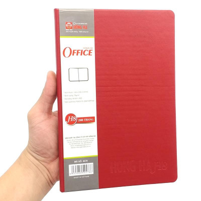 Sổ Hồng Hà Office H8 200 Trang 4578 - Màu Đỏ
