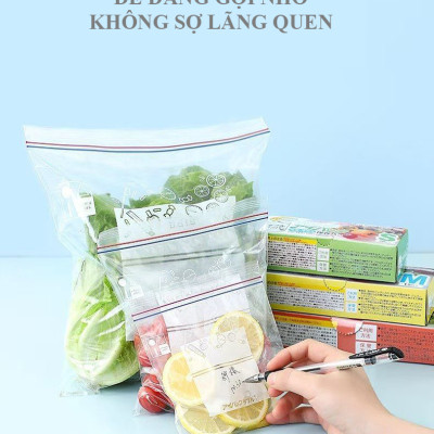 Túi zip đựng bảo quản thực phẩm chất lượng Nhật Bản