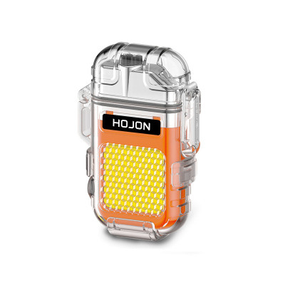 Vỏ Hột Quẹt Hojon F33 Plasma 2 Tia Sạc USB Kiêm Đèn Pin Siêu Sáng Chống Nước Cực Tốt - Nhiều Màu