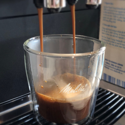 Set 2 ly espresso thủy tinh Melitta 2 lớp 80ml - Nhập khẩu từ Đức