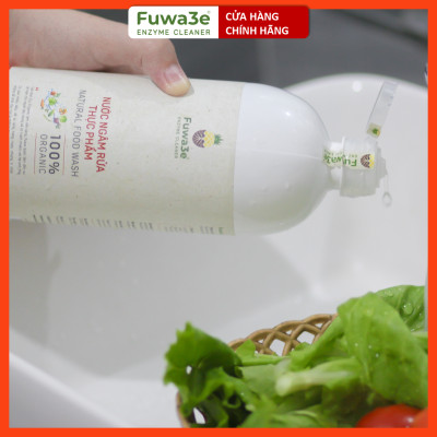 [Can 10L tiết kiệm] Nước ngâm rửa rau củ quả enzyme sinh học từ vỏ dứa Fuwa3e 10L