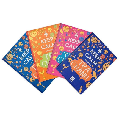 Vở Keep Calm & Matcha Trà Xanh - Kẻ Ngang 200 Trang - Hồng Hà 1400 (Mẫu Màu Giao Ngẫu Nhiên)