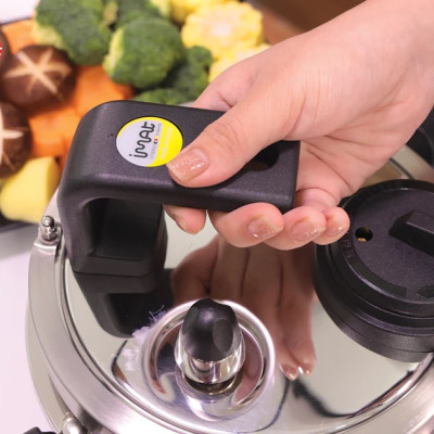 [ Chính hãng iMat ] Nồi áp suất đa năng iMat 2.2 lít, dùng bếp từ,hồng ngoại,bếp ga. Sử dụng sản phẩm nấu cơm, linh nhừ thực phẩm