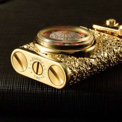 Vỏ Hột Quẹt Bật Lửa Xăng Zorro Z613 Thiết Kế Họa Tiết Vòng Xoay Roulette Đẹp Độc Lạ - Dùng Xăng Bấc Đá Cao Cấp