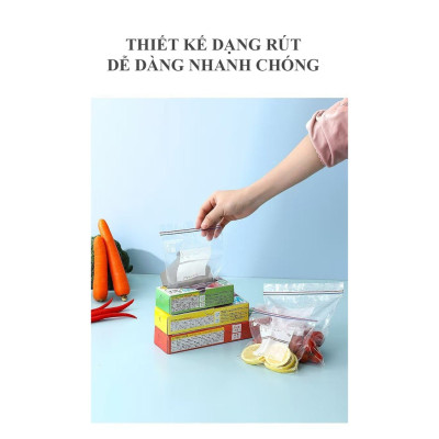 Túi Zip Bảo Quản Thực Phẩm Đa Năng Hàng Nhật