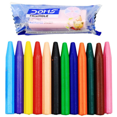 Hộp 12 Bút Màu Sáp Miniz - Doms 7693