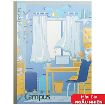 Tập Studying Room A5 - 4 Ly Ngang - 200 Trang 70gsm - Campus NB-A5LY96SR (Mẫu Màu Giao Ngẫu Nhiên)
