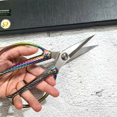 Kéo hợp kim TITAN Double Fish Pattern MÃ DT163