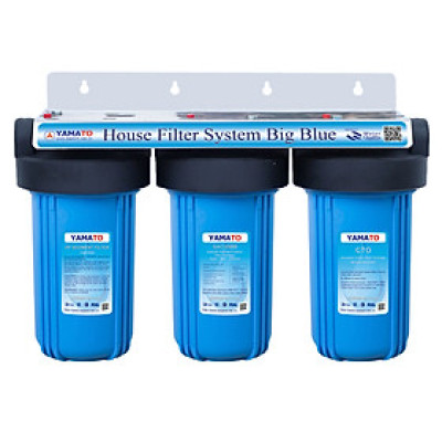 Bộ lọc nước đầu nguồn chung cư Yamato 10 inch Bigblue (béo) 3 cấp lọc tiêu chuẩn (YBH10P5GC)