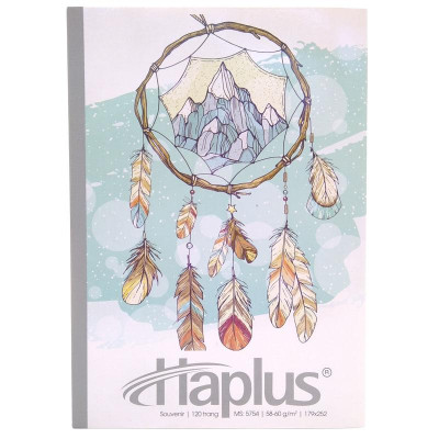 Vở Haplus Souvenir Kẻ Ngang 120 Trang 5754 (Mẫu Bao Bì Là Ngẫu Nhiên)