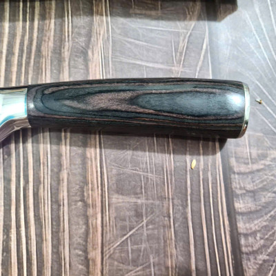 DAO - DAO BẾP NHẬT BẢN SANTOKU THÉP DAMASCUS MÃ A13 DT116 nt topcomshop vn