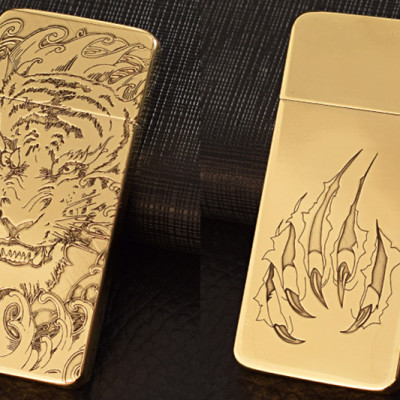 Vỏ Hộp Quẹt Bật Lửa Xăng Đá Zorro ZC5 Khắc Hình Hổ Gầm Dũng Mãnh Quyền Lực, Nắp Khít Giữ Xăng Tốt