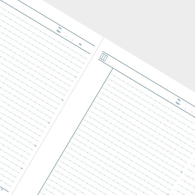 Vở Line Field - B5 Kẻ Ngang Có Chấm 80 Trang ĐL 70g/m2 - Campus NB-BLFI80 (Mẫu Màu Giao Ngẫu Nhiên)
