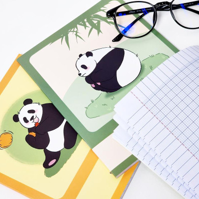 Tập Học Sinh Fluffy Panda - Miền Nam - 4 Ô Ly - 96 Trang 80gsm - The Sun 01