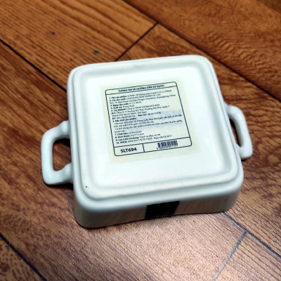 Dĩa sứ chấm mắn đựng gia vị 2 quai Casa Zen chuẩn Hàn Quốc