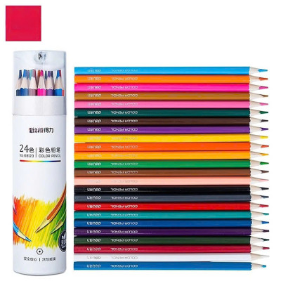 Bút chì màu chuyên nghiệp dạng cốc 24 MÀU Kèm Gọt