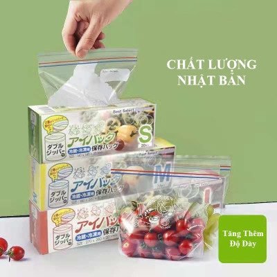 Túi zip đựng bảo quản thực phẩm chất lượng Nhật Bản