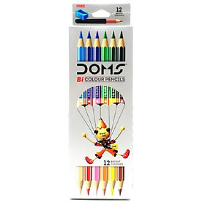 Bộ 6 Bút Chì Màu 2 Đầu DOMS 7172