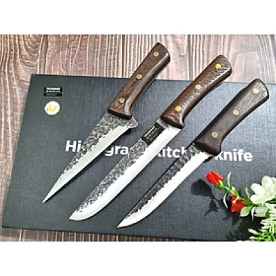 BỘ 3 DAO BẾP THÁI, LỌC MÃ AR TR8