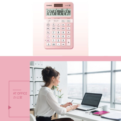 Máy Tính Để Bàn Casio JS-40B-PK - Hồng