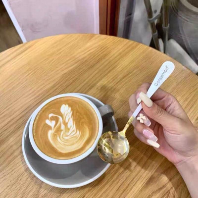 Set 4 Thìa Muỗng Doraemon Inox 304 mạ vàng Cho Bé