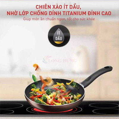 Chảo chiên chống dính đáy từ Tefal Day By Day (24cm/28cm) - Hàng chính hãng