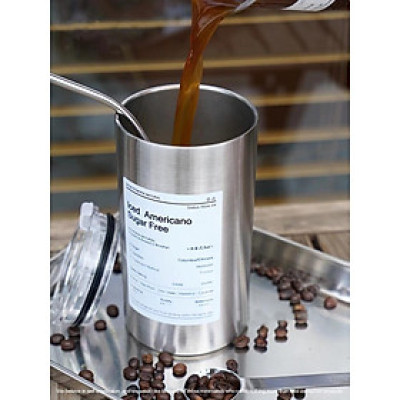 Cốc giữ nhiệt INOX ONGTRE bằng thép không gỉ có ống hút hiệu suất 6-8 tiếng