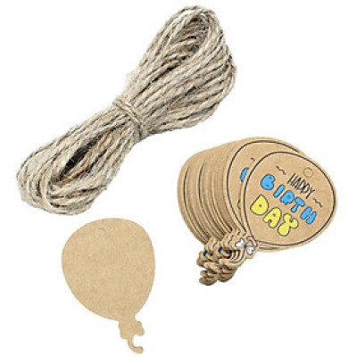 Dây Treo Trang Trí Kraft - Teenage 01 - Happy Birthday