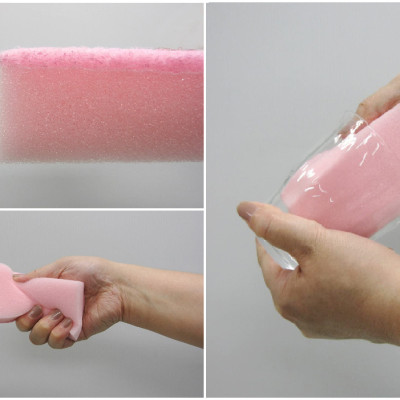 Set 03 miếng mút rửa chén bát Ohe, mút có độ bông xốp, tạo bọt tốt và thoát nước tuyệt vời- nội địa Nhật Bản