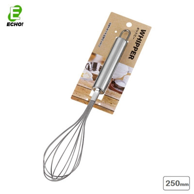 Dụng cụ đánh trứng inox Echo Whipper 250mm - Hàng nội địa Nhật Bản nhập khẩu chính hãng