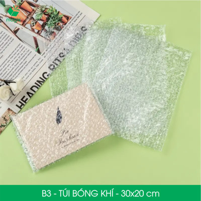 B3 - 30x20 cm - 100 Túi bóng khí chống sốc đóng hàng - Túi gói hàng, bọc chống sốc, xốp chống sốc
