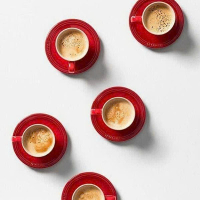 Bộ 2 tách 2 đĩa cafe Le Creuset 207ml Hàng chính hãng