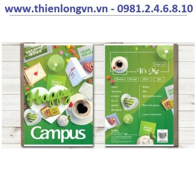 Lốc 5 quyển vở kẻ ngang 80 trang B5 Campus NB-BGIF80