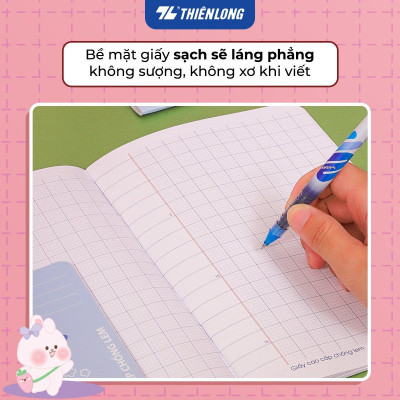 Combo 5 Tập học sinh 48 trang 5 ô ly vuông 2.5mm chấm kẻ 2/3 120gsm NB-120 Thiên Long - Mẫu ngẫu nhiên