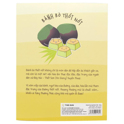 Giấy Kê Tay Tập Bánh Việt - The Sun - Bánh Bò Thốt Nốt - Màu Vàng