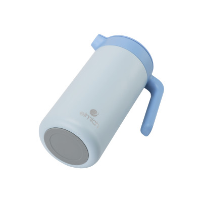 Bình giữ nhiệt gia đình inox 304 Elmich EL8343 1.2L, Hàng chính hãng, có lưới lọc trà, mở nắp một chạm - JoyMall