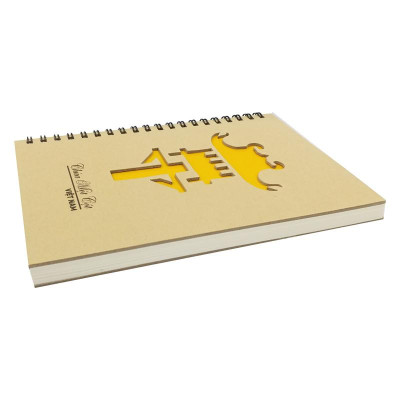 Sổ Lò Xo Khuôn Bế Phong Cảnh Việt Nam - The Sun 04 - Chùa Một Cột